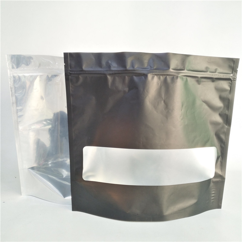 Διαφανής SGS παραθύρων πλαστική τσάντα Mylar Doypack Baggies ζιζανίων