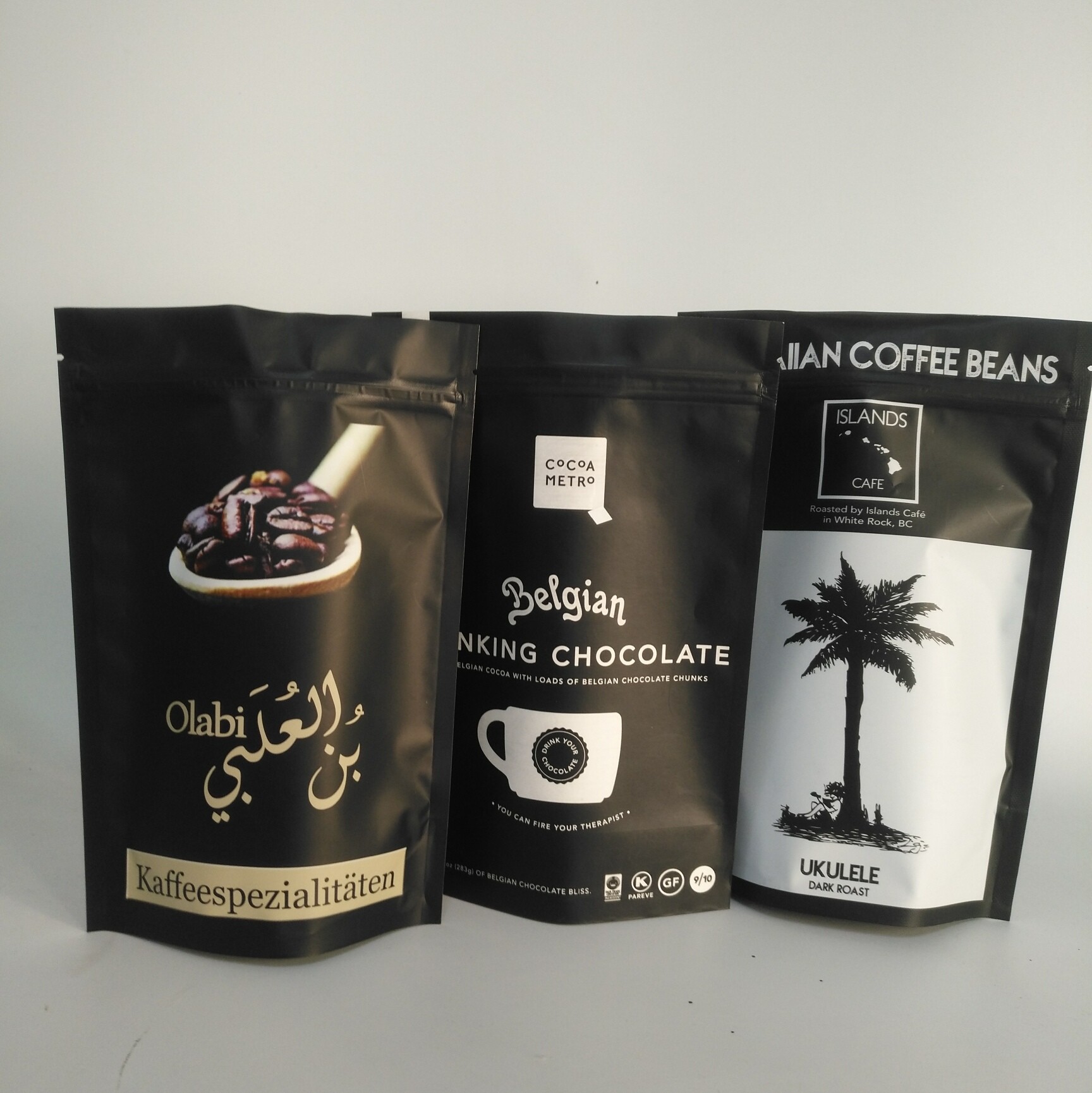 Ματ χρυσή τσάντα 100mircon φερμουάρ φύλλων αλουμινίου αργιλίου VMPET 300g