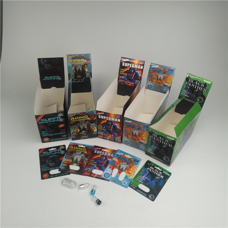 SGS 200mic τρισδιάστατη κάρτα φουσκαλών για τα αρσενικά χάπια 500K 600k