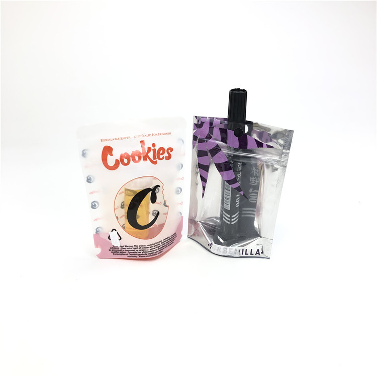 1/8oz 3.5g ανθίζουν σπόρων CBD τη μαλακή αφής μπισκότων συσκευασία σακουλών φύλλων αλουμινίου Mylar ακίνδυνη για τα παιδιά