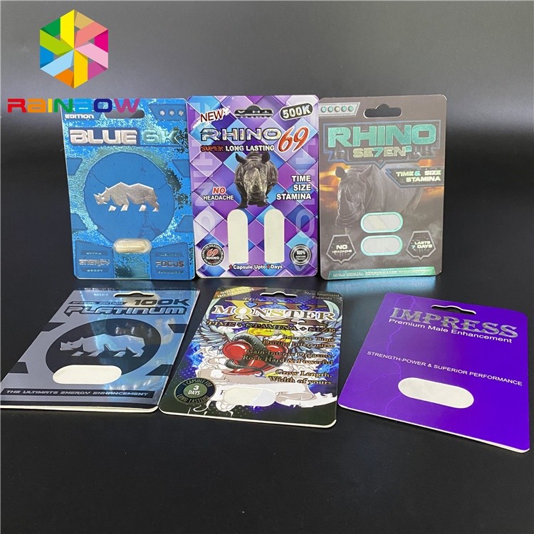 Μπλε τρισδιάστατες κάρτες ρινοκέρων 6K Plantinum 100K 350g Whiteboard