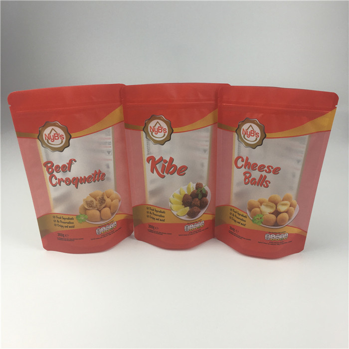 Παγωμένη Ziplock φύλλων αλουμινίου αργιλίου παραθύρων 120micron VMPET τσάντα CMYK