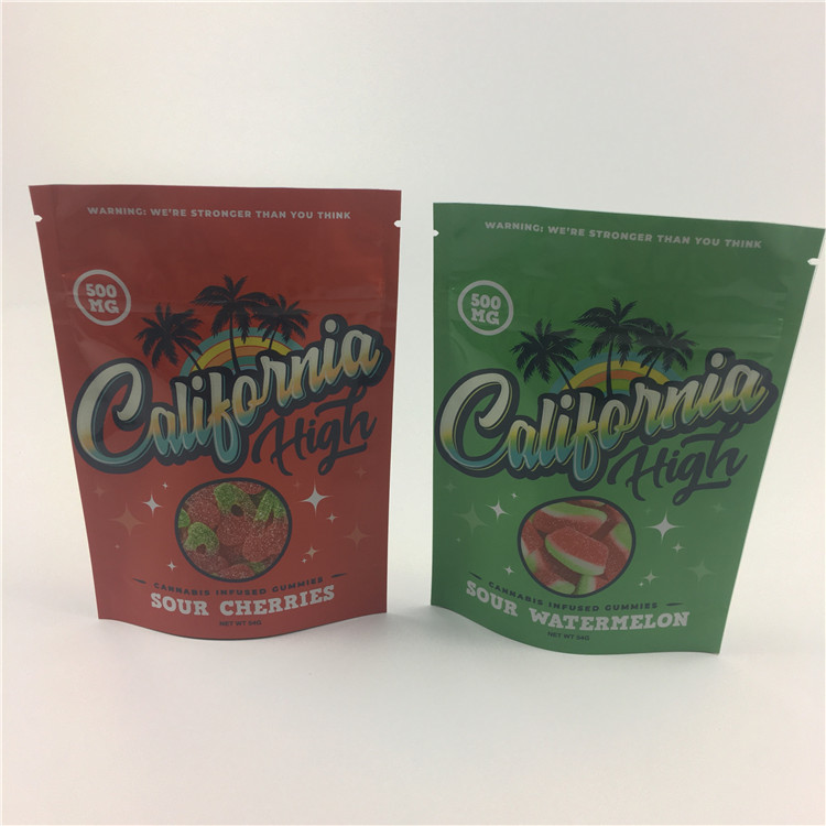 Στάση ζιζανίων μπισκότων 3.5g VMPET 100micron επάνω στη σακούλα για CBD