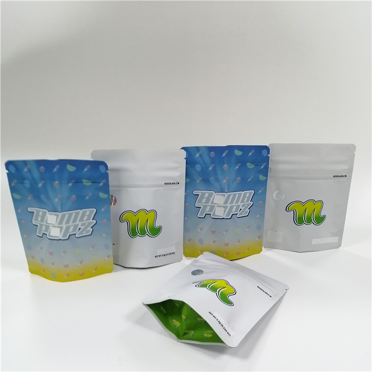 Στάση Mylar κλειδαριών φερμουάρ ζάχαρης επάνω στη UV εκτύπωση απόδειξης μυρωδιάς πλαστικών τσαντών