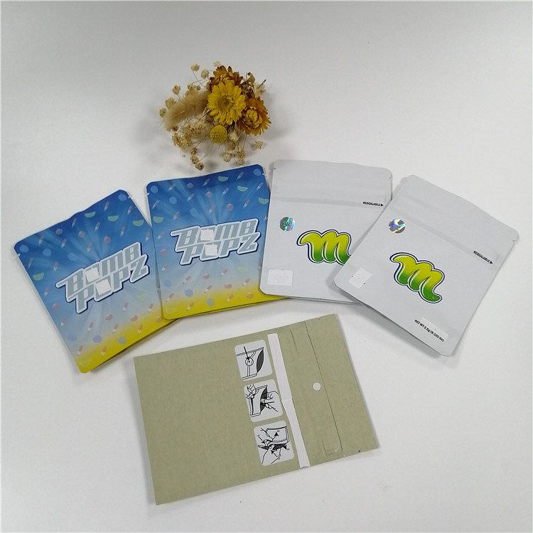 Βοτανικές επαναχρησιμοποιήσιμες Ziplock θυμιάματος τσάντες 1 γραμμάριο 3.5g 7g που συγκολλιέται με θερμότητα