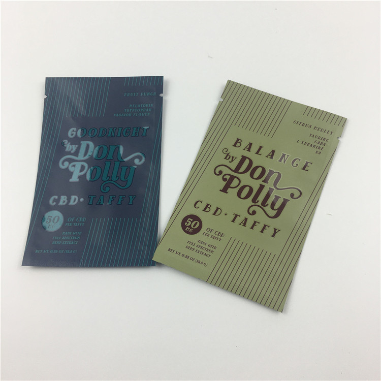 Πλαστική UV Ziplock Mylar φύλλων αλουμινίου εκτύπωσης στάση επάνω στις σακούλες με το παράθυρο