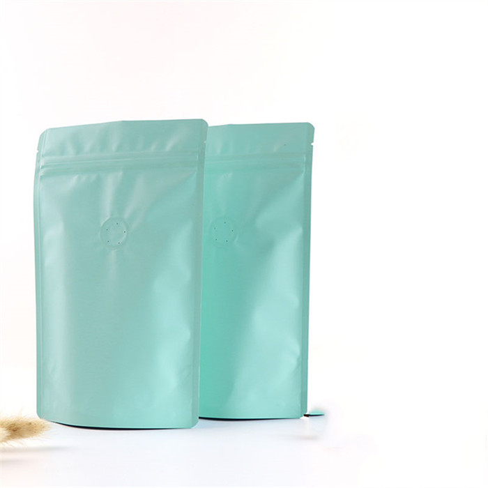 Gravure η μεταλλίνη εκτύπωσης τελειώνει τις τσάντες καφέ φερμουάρ φύλλων αλουμινίου αργιλίου με τη βαλβίδα