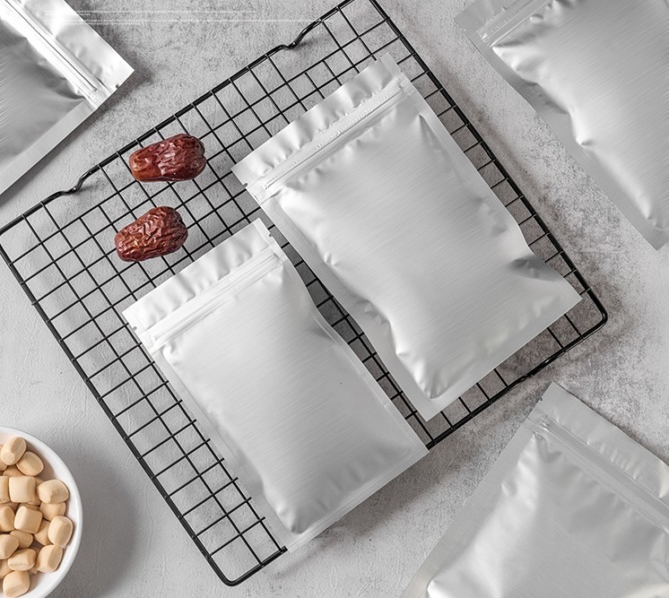 Μικρό φύλλο αλουμινίου Mylar τρία φερμουάρ τσαγιού δευτερεύουσα συνήθεια απόδειξης μυρωδιάς τσαντών σφραγίδων που τυπώνεται