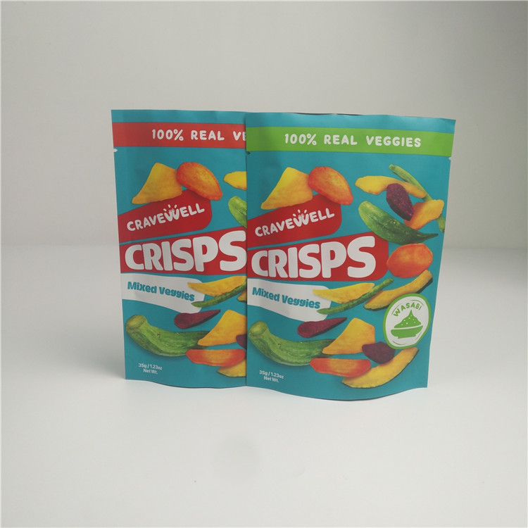 Οργανική μικτή στάση αργιλίου Mylar μεταλλινών ξηρών λαχανικών επάνω στη σακούλα 35g