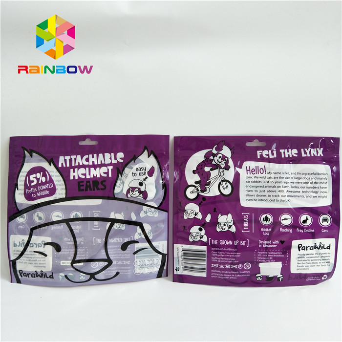 Η πλευρά τρία σφράγισε τη μικρή συσκευασία εκτύπωσης συνήθειας με το σαφές μπροστινό παράθυρο