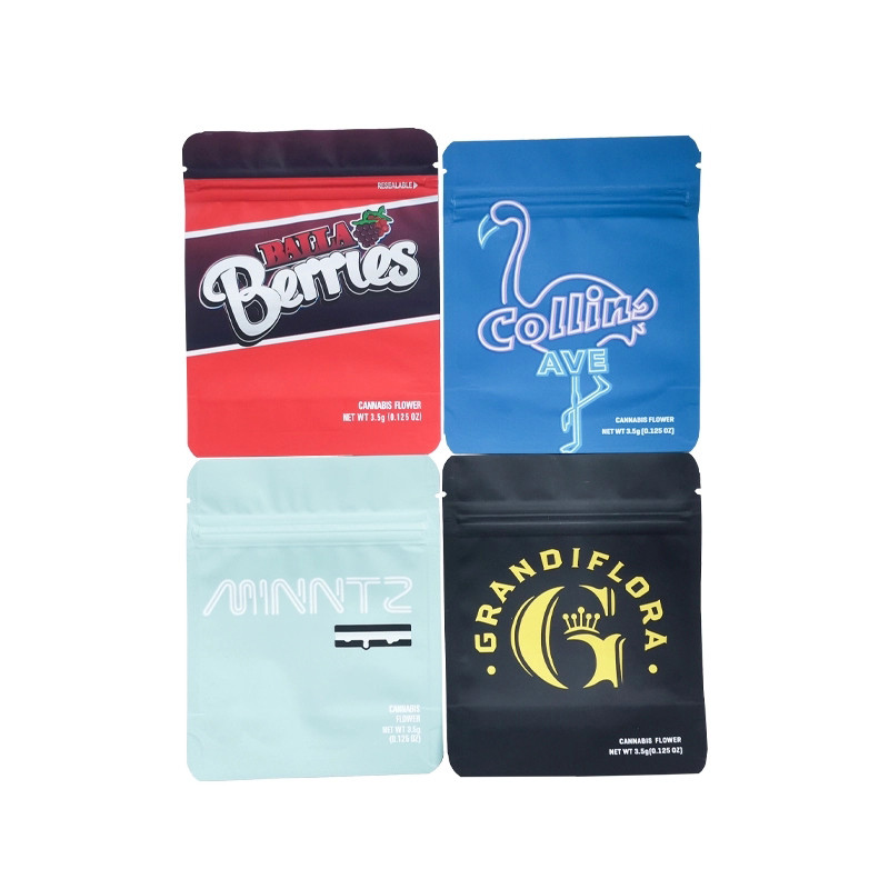 Ζιζάνιο που συσκευάζει το εδώδιμο σακούλι μελιού 3,5 γραμμαρίου Mylar συγκολλημένο με θερμότητα τσάντες μυρωδιάς απόδειξης φερμουάρ τσαντών κλειδαριών