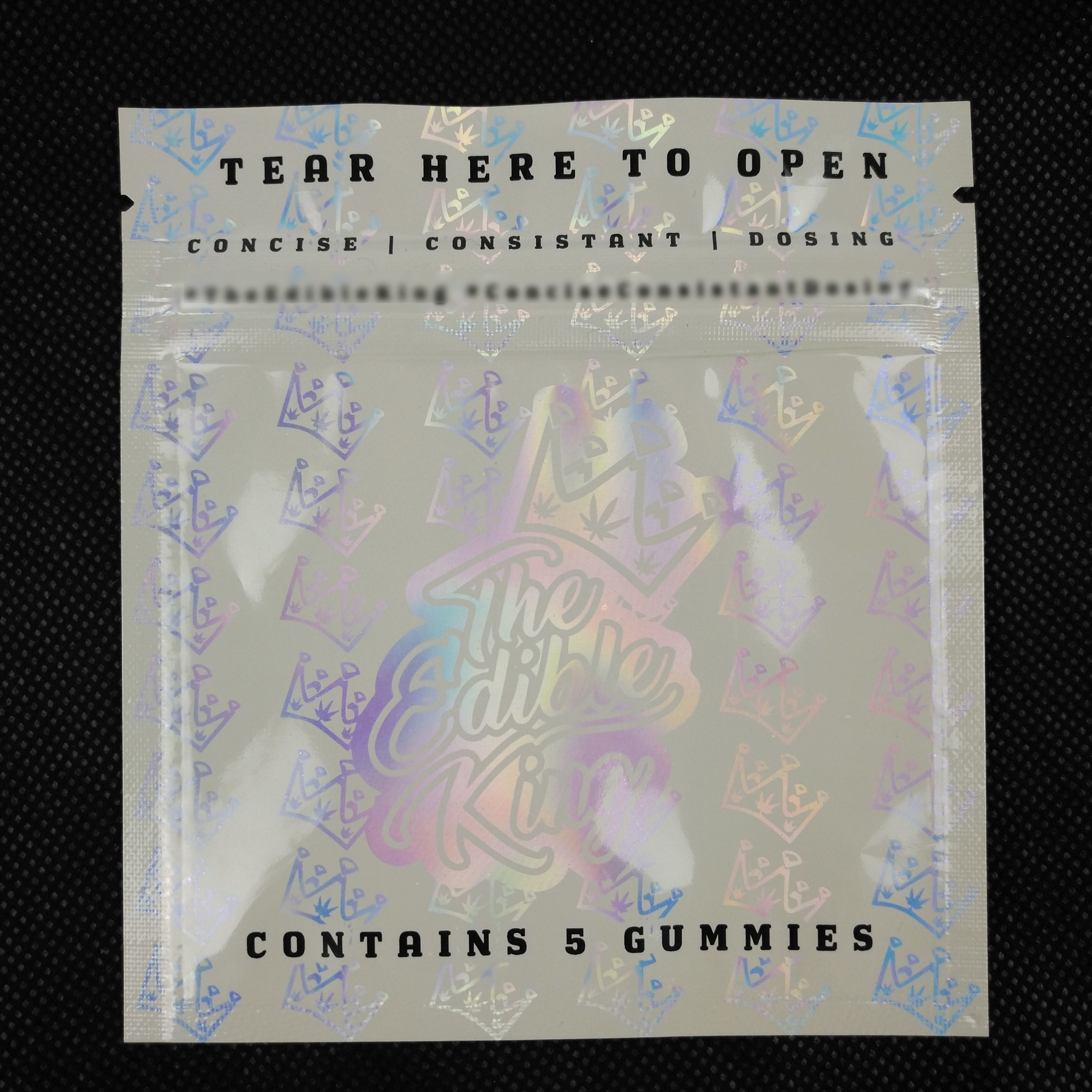 Συνήθειας λογότυπων σχεδίου φερμουάρ κλειδαριών Resealable μυρωδιάς απόδειξης αργιλίου φύλλων αλουμινίου τσάντα ολογραμμάτων Mylar πλαστική τρεις σφραγισμένη πλευρά συσκευάζοντας