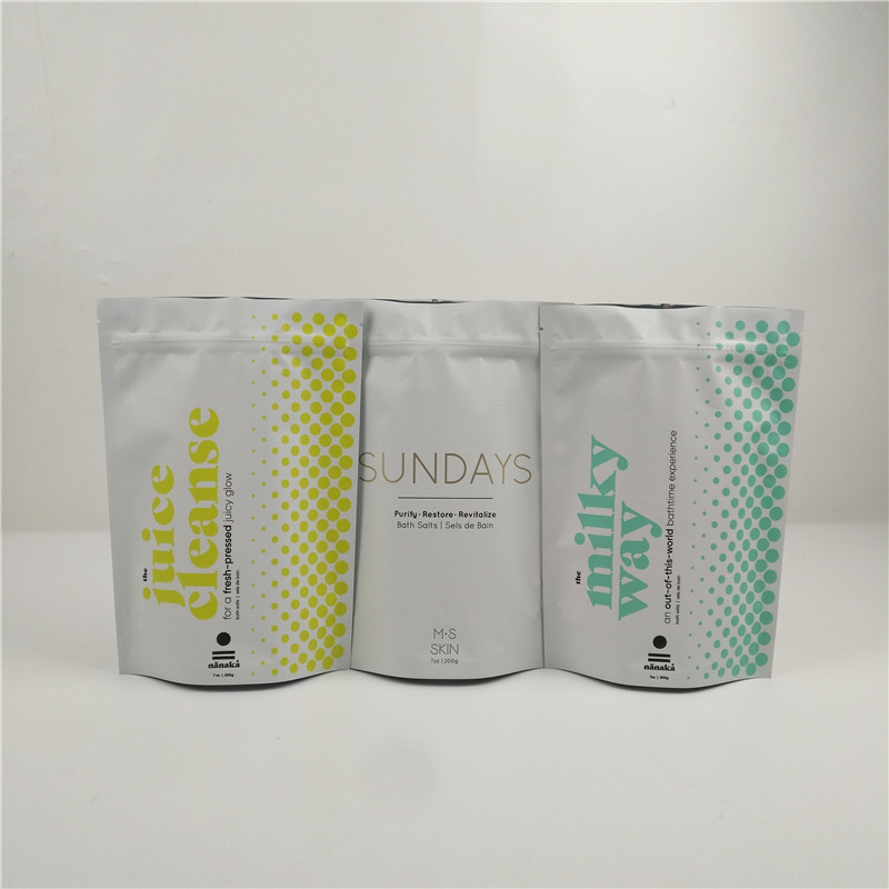 Το φύλλο αλουμινίου αργιλίου ελασματοποίησης 400g μεταλλινών τοποθετεί το πλαστικό λουτρό αλατισμένο VMPET σε σάκκο