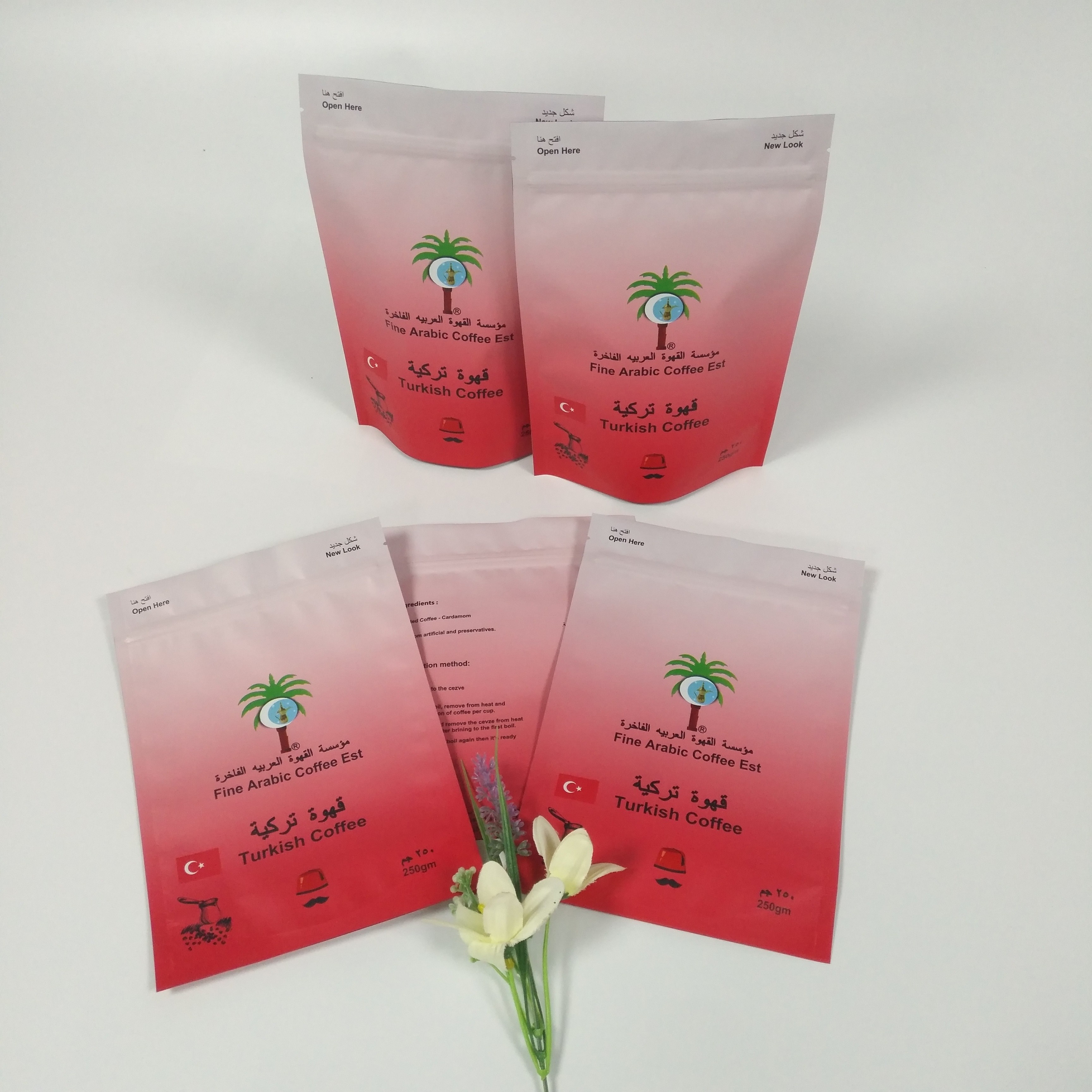 Μεταλλίνη CMYK συσκευασία τσαντών πρόχειρων φαγητών 150 μικρού για τη σκόνη καφέ πρόχειρων φαγητών