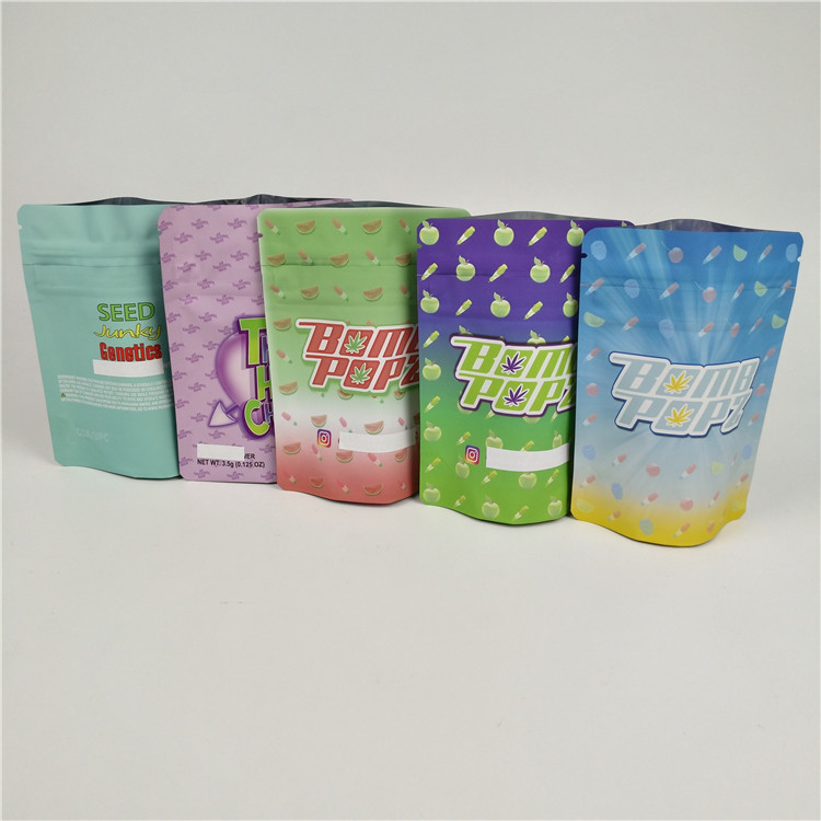 PMS μυρωδιάς απόδειξης ζιζανίων Mylar τοποθετημένες σε στρώματα CBD Ziplock τσαντών φύλλο αλουμινίου τσάντες