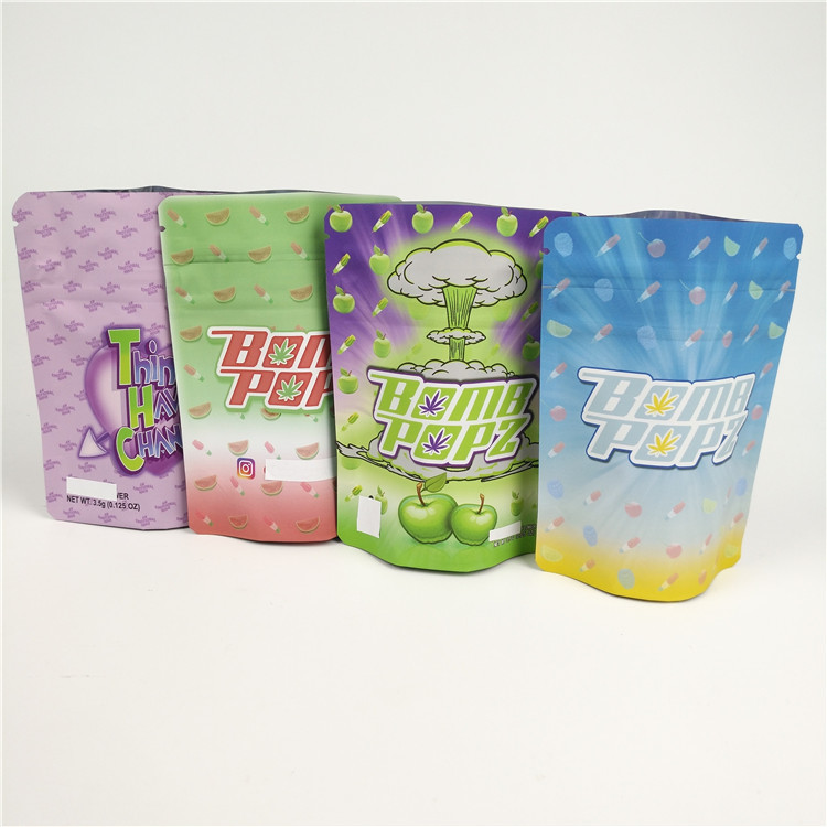 Πλαστικά τρόφιμα καπνών τσαντών Mylar καρυκευμάτων μπισκότων απόδειξης μυρωδιάς