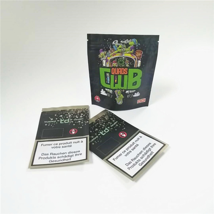 SGS 14g 28g Mylar ακίνδυνη για τα παιδιά τσάντα CMYK 120mic φερμουάρ φύλλων αλουμινίου