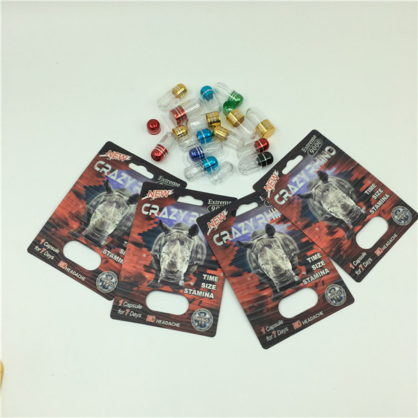 Τρελλός ρινόκερος 69 χάπια που συσκευάζουν το ρινόκερο 7 κιβωτίων για το αρσενικό σεξουαλικό χάπι