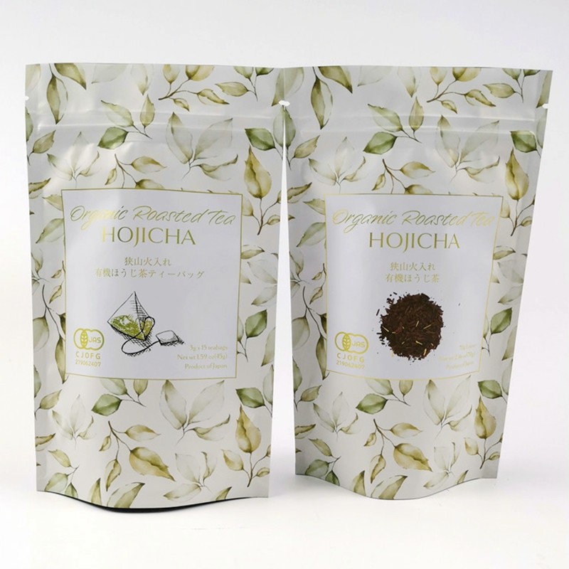 Σκόνη τσαγιού σακουλών 150mic Matcha φύλλων αλουμινίου αργιλίου μεταλλινών Cmyk FDA VMPET