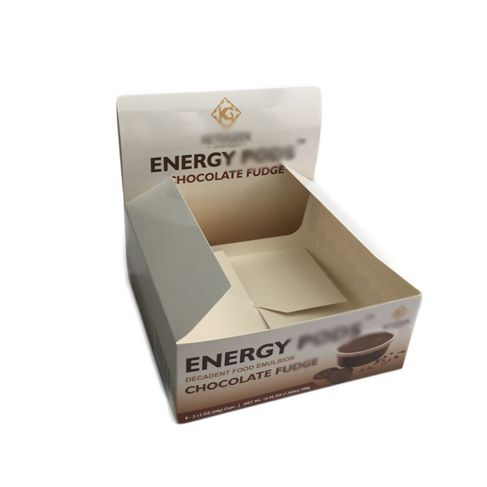 Συσκευάζοντας πίνακας ελεφαντόδοντου κιβωτίων 350G εγγράφου επίδειξης πρόχειρων φαγητών ISO CMYK vmpet