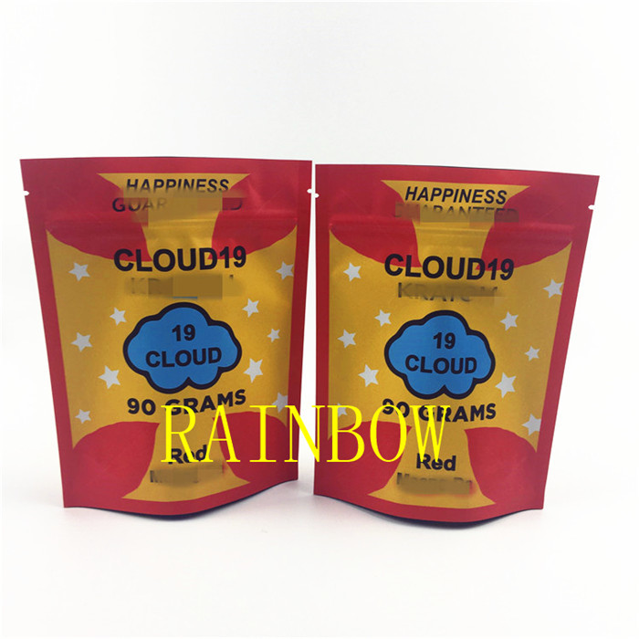 Πλαστική Mylar Edibles σακούλα φερμουάρ φύλλων αλουμινίου σπόρου τσαντών VMPET μπισκότων FDA 120mic