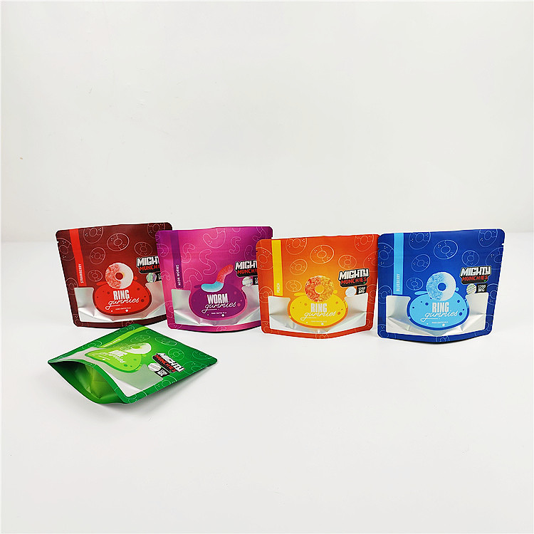 Gravure 3.SA8000 QS CBD σαφείς τσάντες Mylar μεταλλινών σακουλών 100mic απόδειξης μυρωδιάς εκτύπωσης