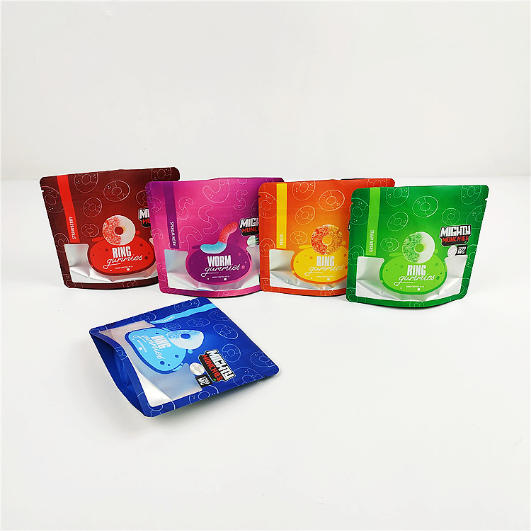 SGS 14g CBD Gummy Mylar φύλλων αλουμινίου απόδειξης μυρωδιάς συσκευάζοντας τσάντα τσαντών 80mic