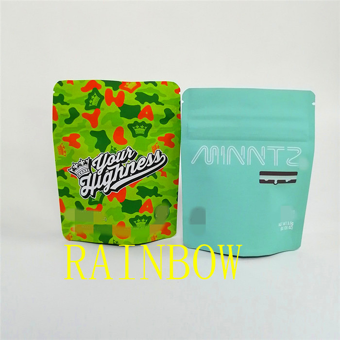 3.5g μαλακές τσάντα φερμουάρ απόδειξης παιδιών μεταλλινών αφής μαύρες συσκευάζοντας/στάση ζιζανίων επάνω στη συσκευάζοντας τσάντα σακουλών