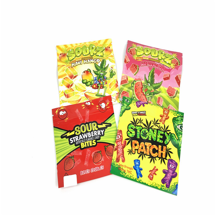 SGS CMYK Gravure Ziplock απόδειξης μυρωδιάς στάση επάνω ασφαλές για τα παιδιά 110mic σακουλών