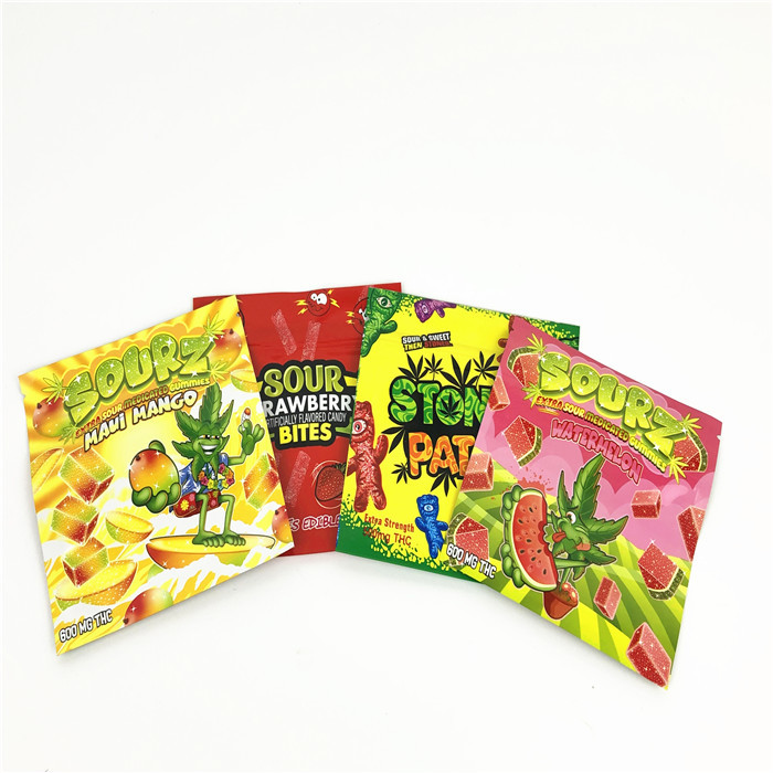 1lb 3.5g πλαστική MOPP VMPET UV σημείων ακίνδυνη για τα παιδιά Mylar Ziplock σακουλών 120mic τσάντα