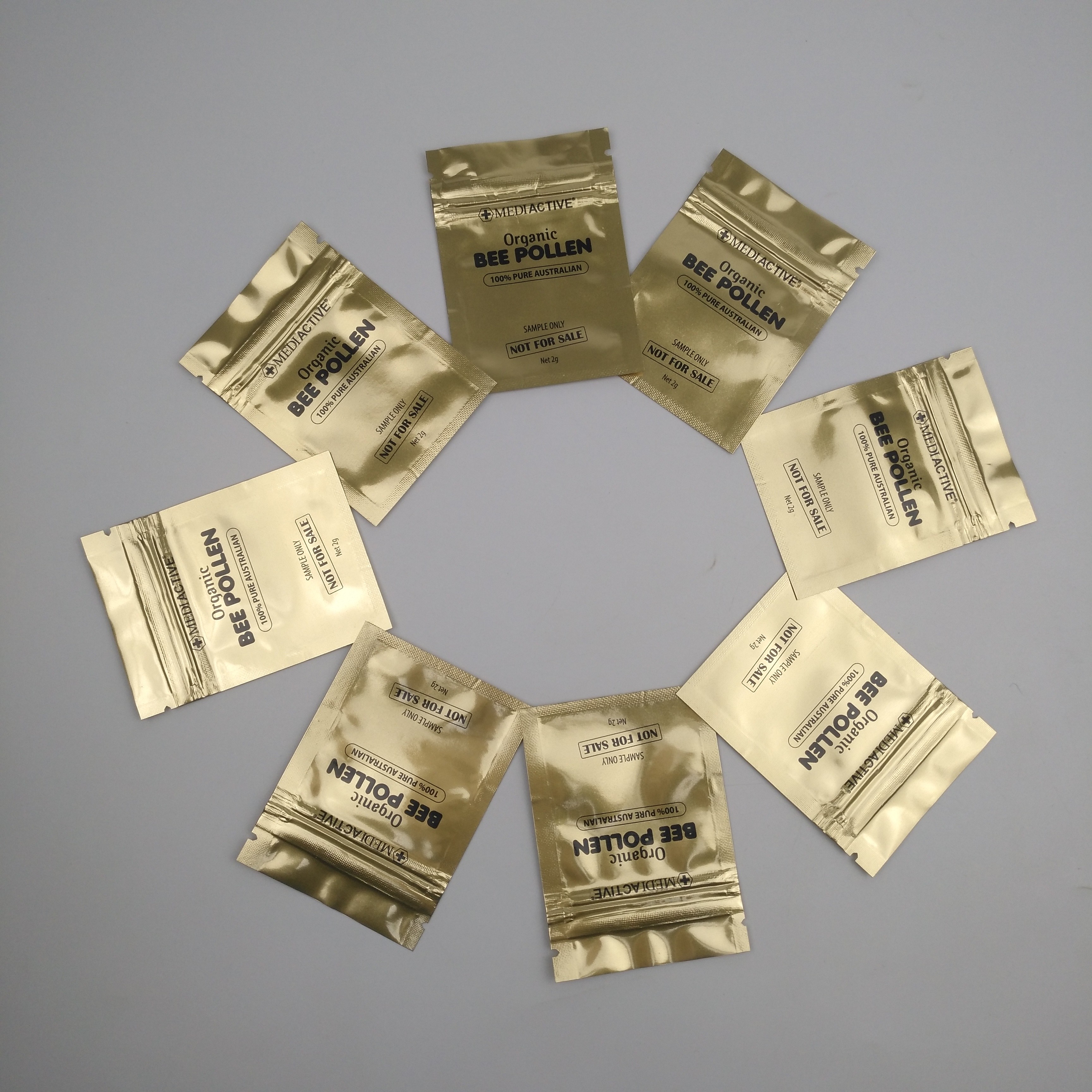 Gravure 100mic CMYK πλαστικές σακούλες που συσκευάζουν SGS VMPET την επίπεδη σακούλα φερμουάρ