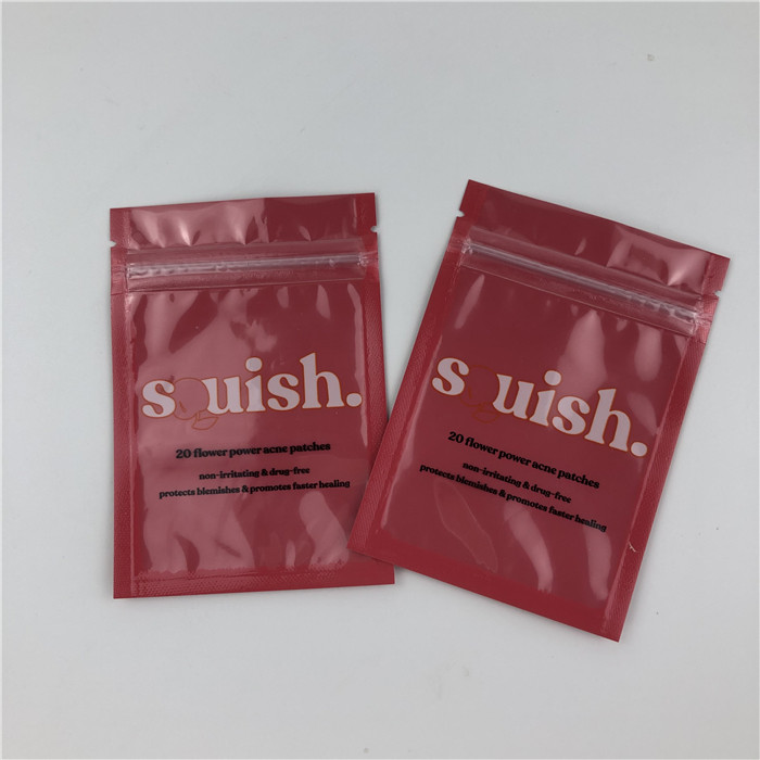 Gravure 120mic MOPP Al τσαντών 0.7c φερμουάρ Mylar με το σαφές μπροστινό παράθυρο