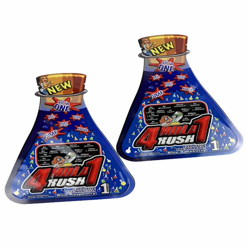 Ψηφιακή τυπωμένων υλών συνήθειας μορφής καρύδων πετρελαίου σακουλιών Mylar σακούλα καραμελών πρόχειρων φαγητών τσαντών τροφίμων επίπεδη για το λουλούδι ζιζανίων