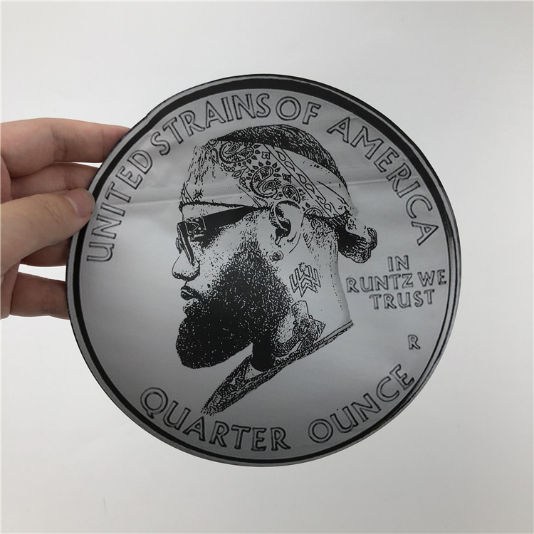 Οι μαλακές τσάντες Mylar πακέτων αφής πλαστικές 3.5g τεμαχίζουν τις ανώμαλες σακούλες με Ziplock γύρω από τις σακούλες μπισκότων μορφής 7g