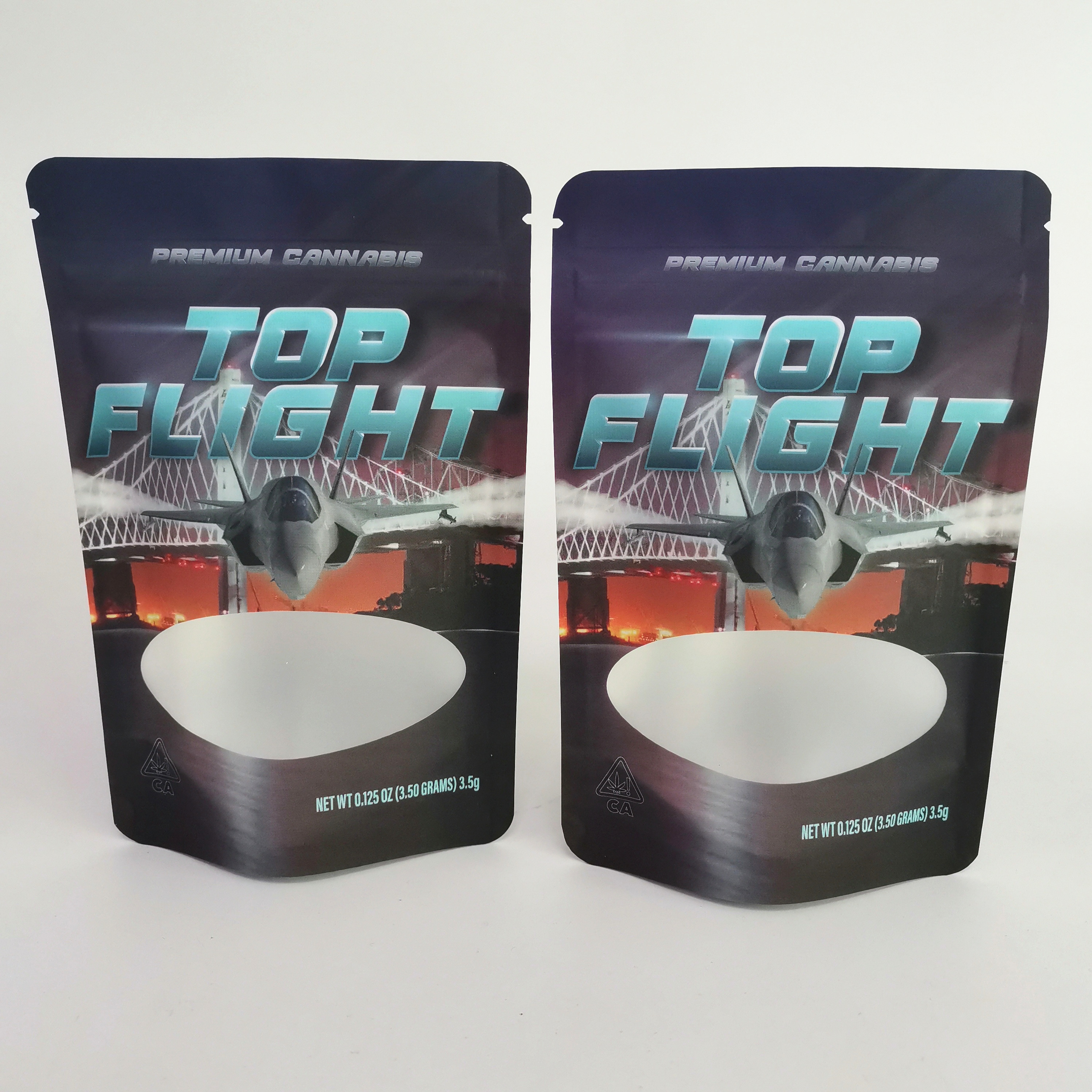 Τοποθετημένη σε στρώματα Gusset βοτανική θερμότητα Sealable πλαστικό Runtz συσκευασίας θυμιάματος