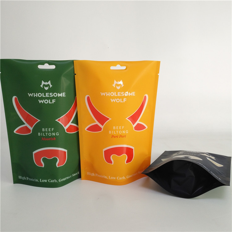 Biltong τσαντών MOPP ακίνδυνο για τα παιδιά Mylar βόειο κρέας Jerky συσκευάζοντας 110 μικρά