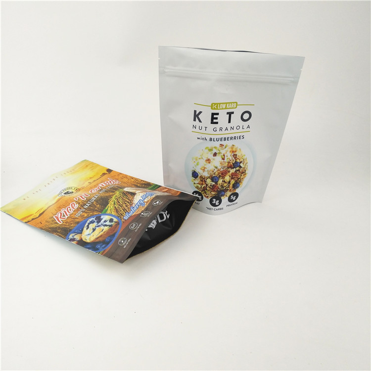 Η Resealable Mylar τσάντα CMYK CPP πάγωσε το φερμουάρ 120mic MOPP Doypack στάσεων επάνω