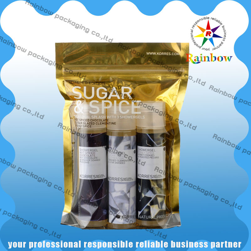 Πλαστική καλλυντική συσκευάζοντας τσάντα OPP/Al/PE για το θερμό μαξιλάρι με την εκτύπωση Costomized