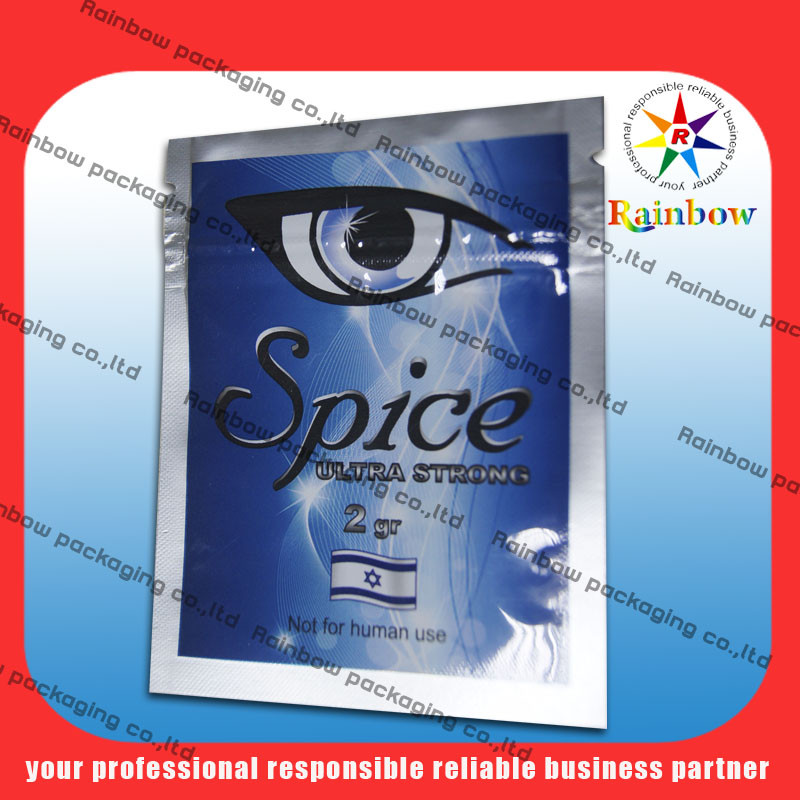 100 τσάντα PET/Al φύλλων αλουμινίου αλουμινίου μικρού/PE για τη βοτανική συσκευασία θυμιάματος