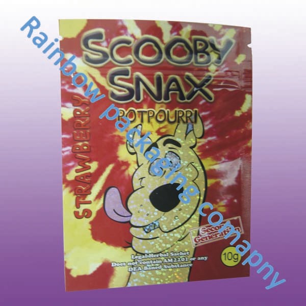 Ziplock βοτανική συσκευασία θυμιάματος, προσαρμοσμένες ζωηρόχρωμες πλαστικές τσάντες φερμουάρ εκτύπωσης