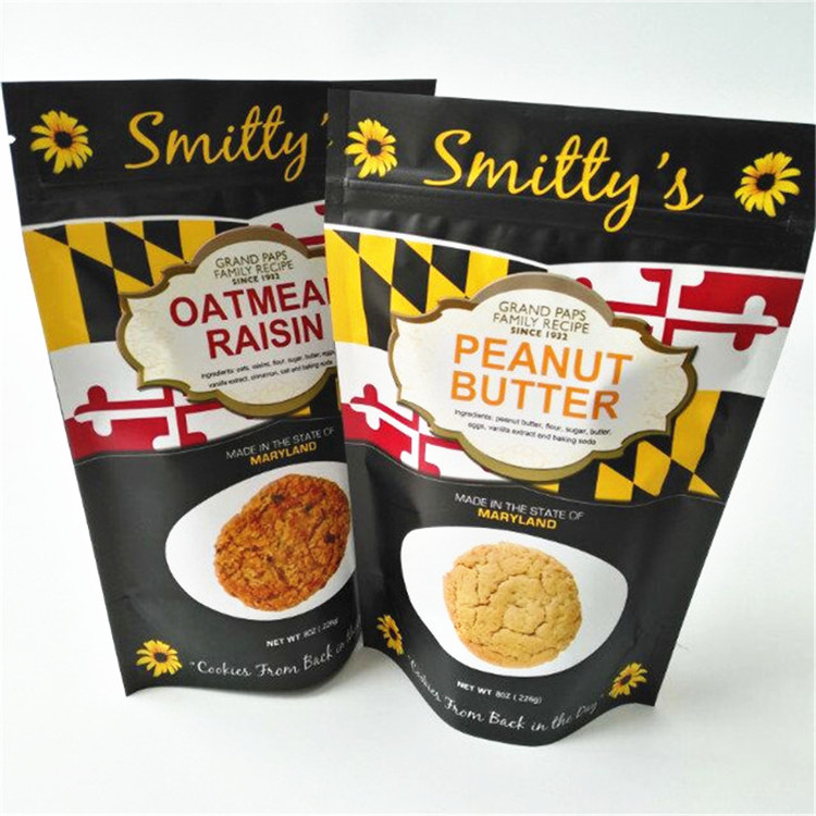 Στάση τροφίμων Doypack φιδιών επάνω στην πλαστική τσάντα φερμουάρ σακουλών 12C CMYK MOPP