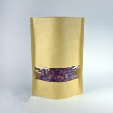 150 προσαρμοσμένο φερμουάρ τσαντών εγγράφου γραμμαρίου ικανότητα με το διαφανές παράθυρο