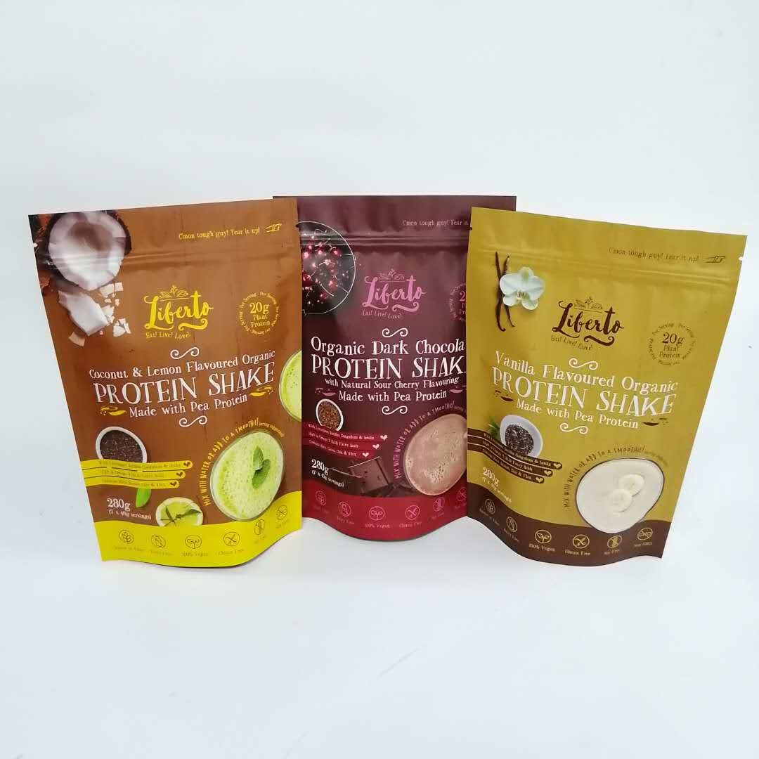 Τοποθετημένη σε στρώματα στάση φύλλων αλουμινίου αργιλίου VMPET επάνω στην πλαστική υγρασία τσαντών φερμουάρ Mylar τσαντών - απόδειξη