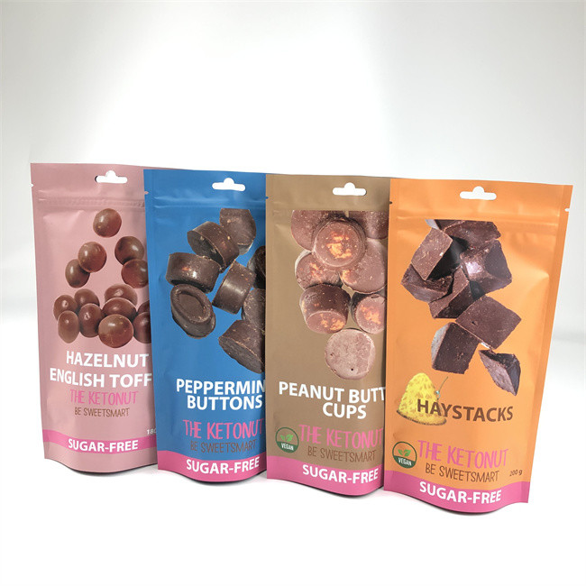 Στάση φερμουάρ CMYK 110mic επάνω στις τσάντες Mylar απόδειξης παιδιών κάνναβης Edibles σακουλών