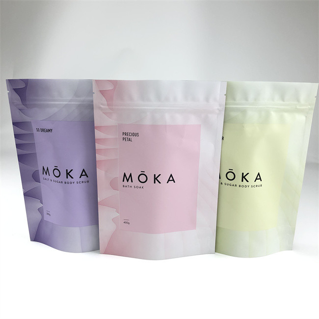 Gravure εκτύπωσης πλαστική Resealable μεταλλίνη τσαντών λουτρών αλατισμένη συσκευάζοντας