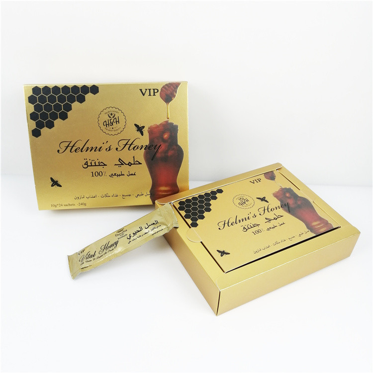 Η συνήθεια τύπωσε την κενή εδώδιμη σακούλα βαθμού τροφίμων μελιού τσαντών 20g πλαστική συσκευάζοντας