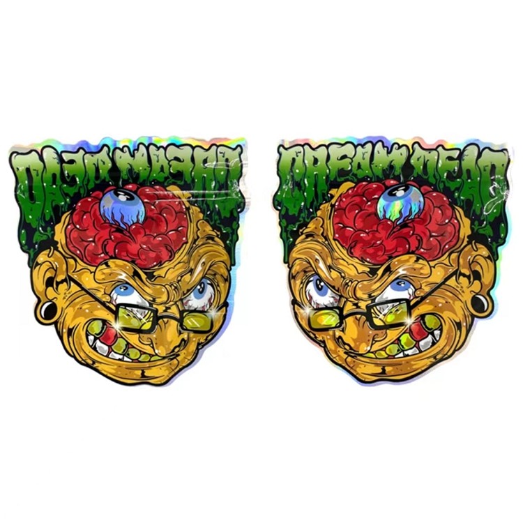 Τυπωμένες οι συνήθεια τσάντες Mylar κλειδαριών φερμουάρ συγκολλούν το φύλλο αλουμινίου αλουμινίου τσαντών φερμουάρ πρόχειρων φαγητών Gummies με θερμότητα