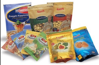 Η στάση επάνω στη συσκευασία τσαντών τσαγιού στιλπνή τελειώνει τοποθετημένος σε στρώματα με το φερμουάρ/το παράθυρο