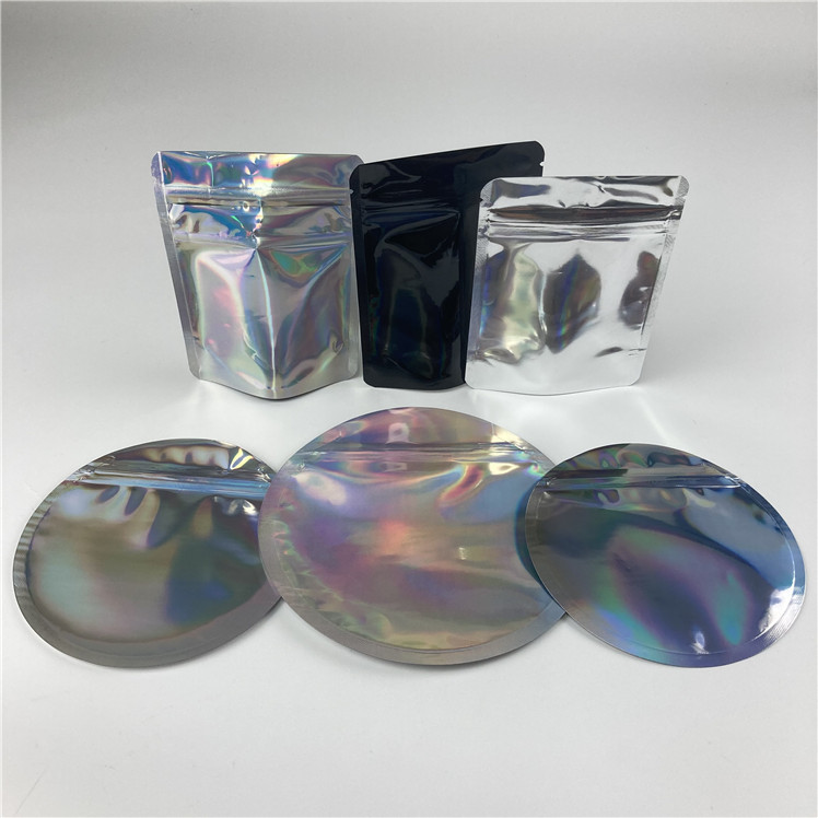 Η πλαστική στρογγυλή στάση επάνω στη σακούλα Runtz Edibles φερμουάρ τεμάχισε τη διαμορφωμένη τσάντα 3.5g Mylar