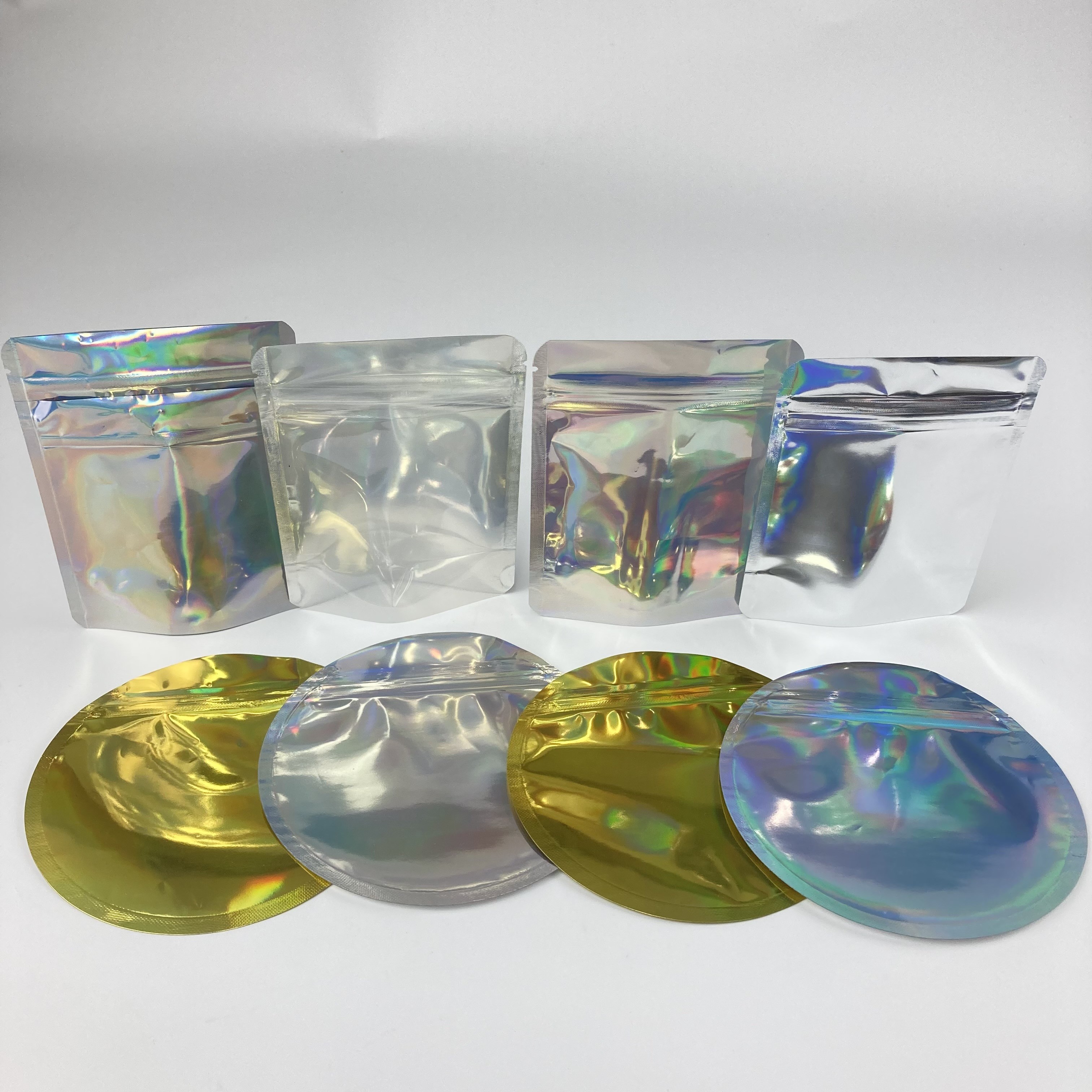 Στάση συσκευασίας τροφίμων πρόχειρων φαγητών τσαγιού φύλλων αλουμινίου αργιλίου επάνω στην προσαρμογή φερμουάρ τσαντών